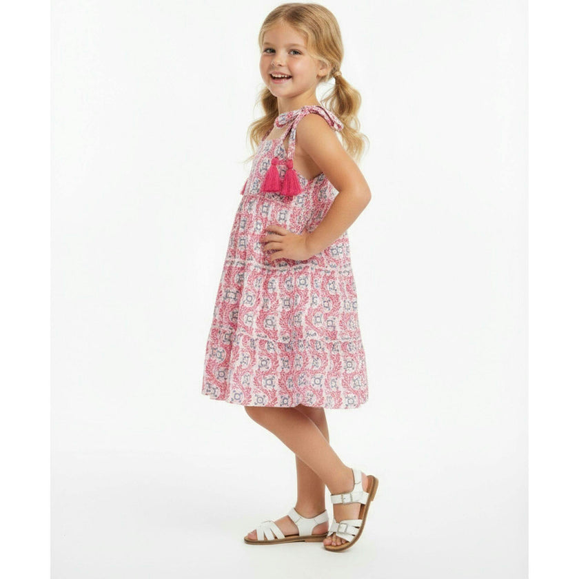 Bella Girls Shoulder Tie Sundress Jaipur Bloom, Jaipur Bloom