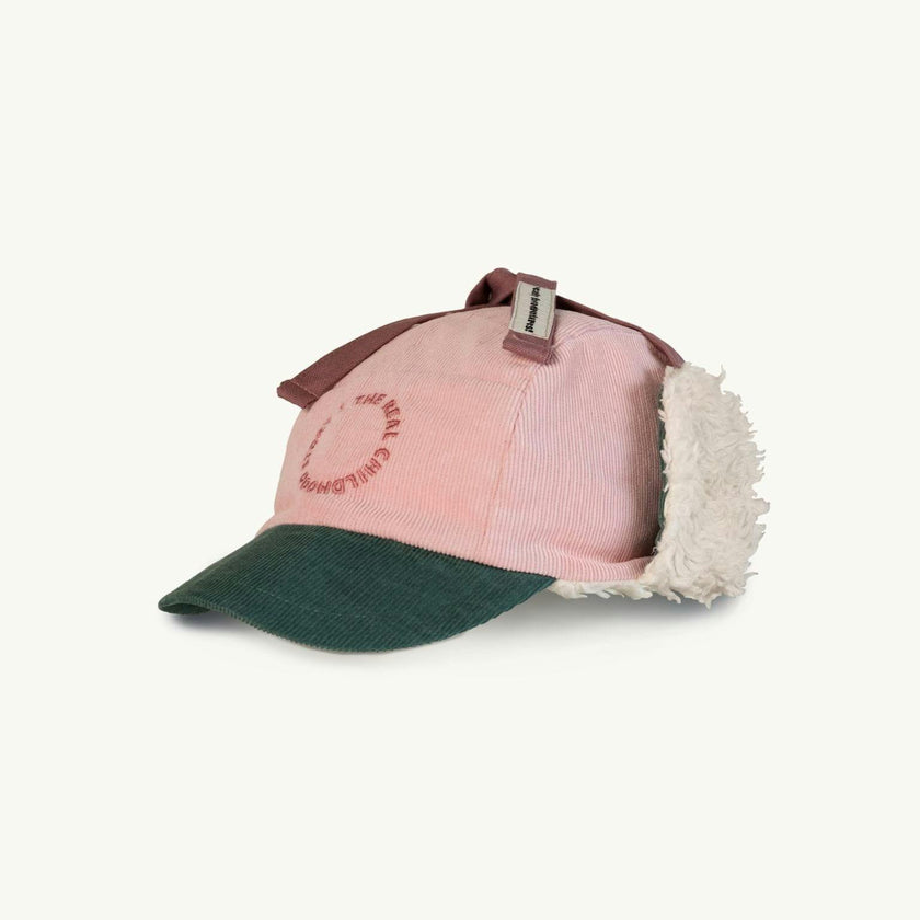 children's organic cotton cap - forest flower