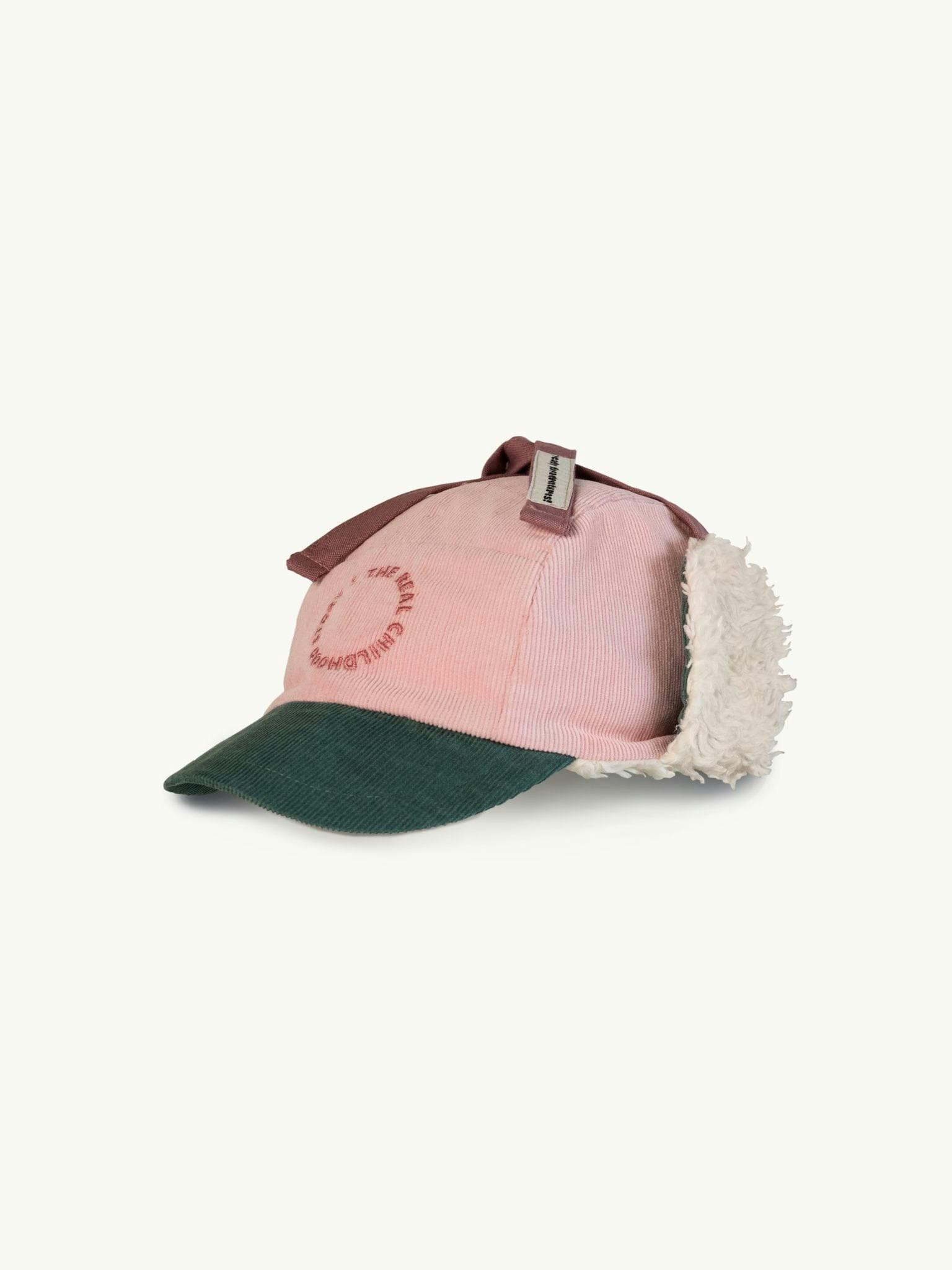 children's organic cotton cap - forest flower