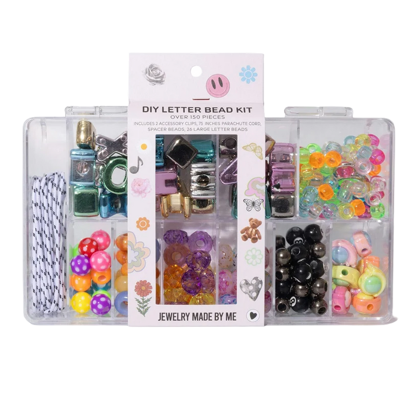 Iridescent Bright Alphabet Bead Box