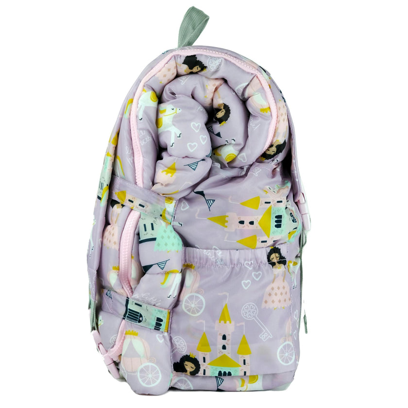 Sleep-N-Pack: Packable Sleeping Bag, Little Kid 3-6 yrs - Princesses