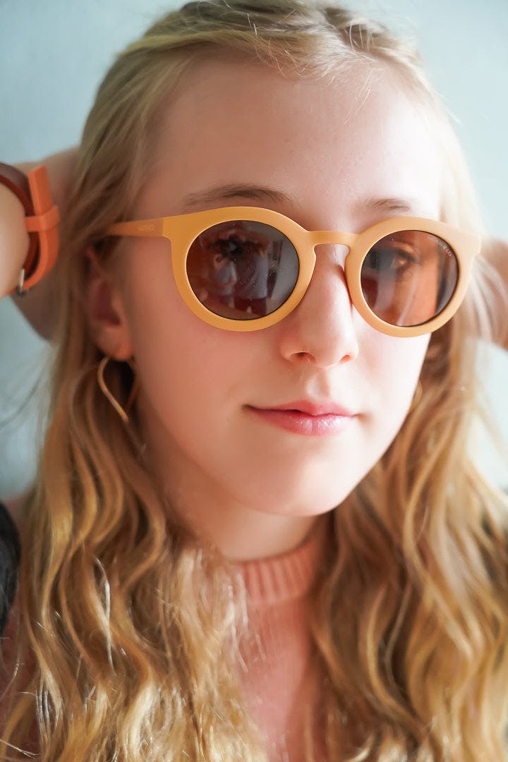 Classic | Sustainable Sunglasses | Plant-Based Bendable Polarized - Teen | 9-14 Y | Buckwheat