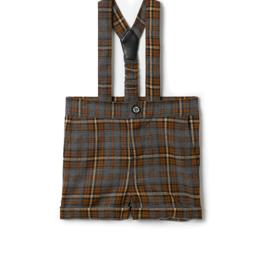 Plaid Overall