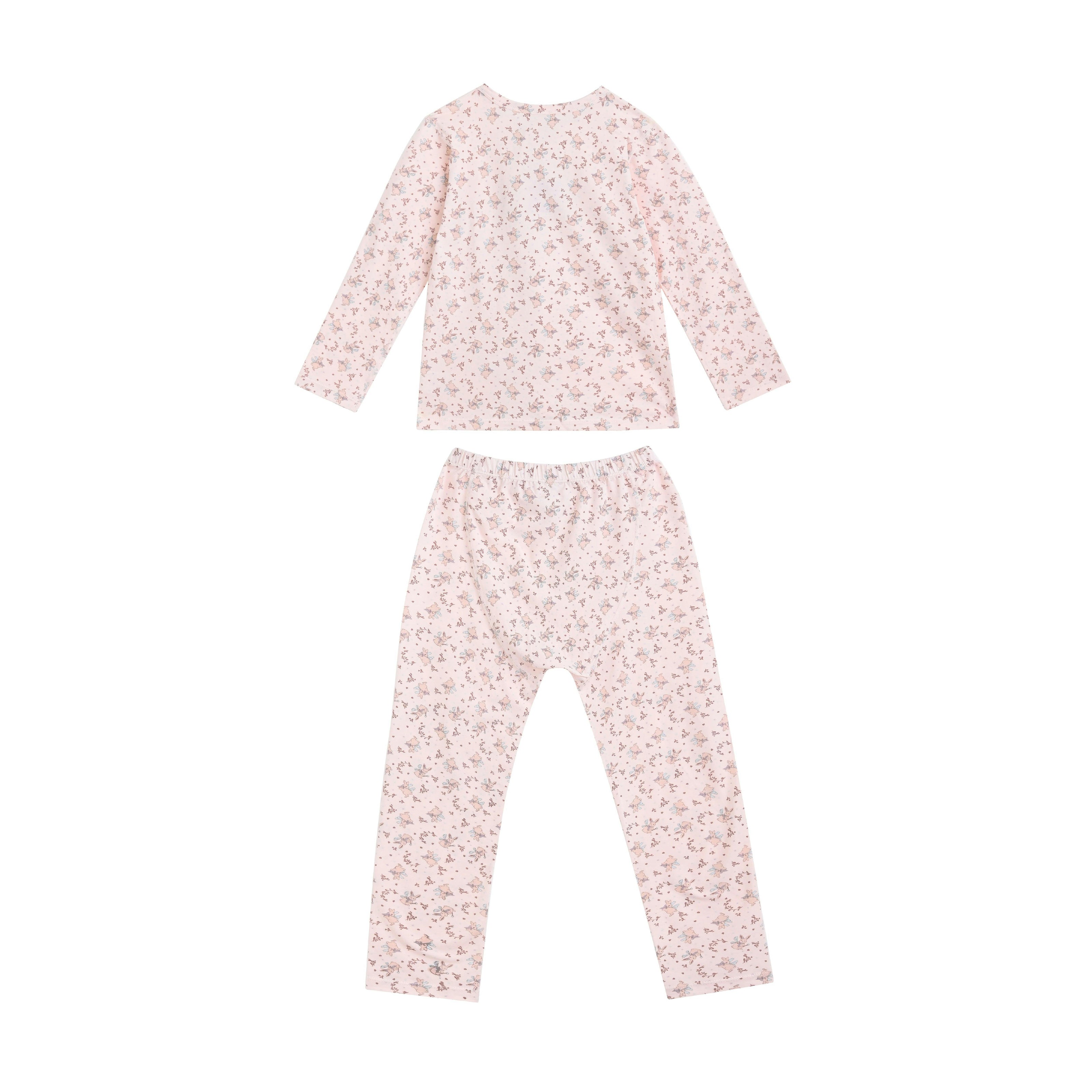 Pink Blossom Cotton Pajama Set