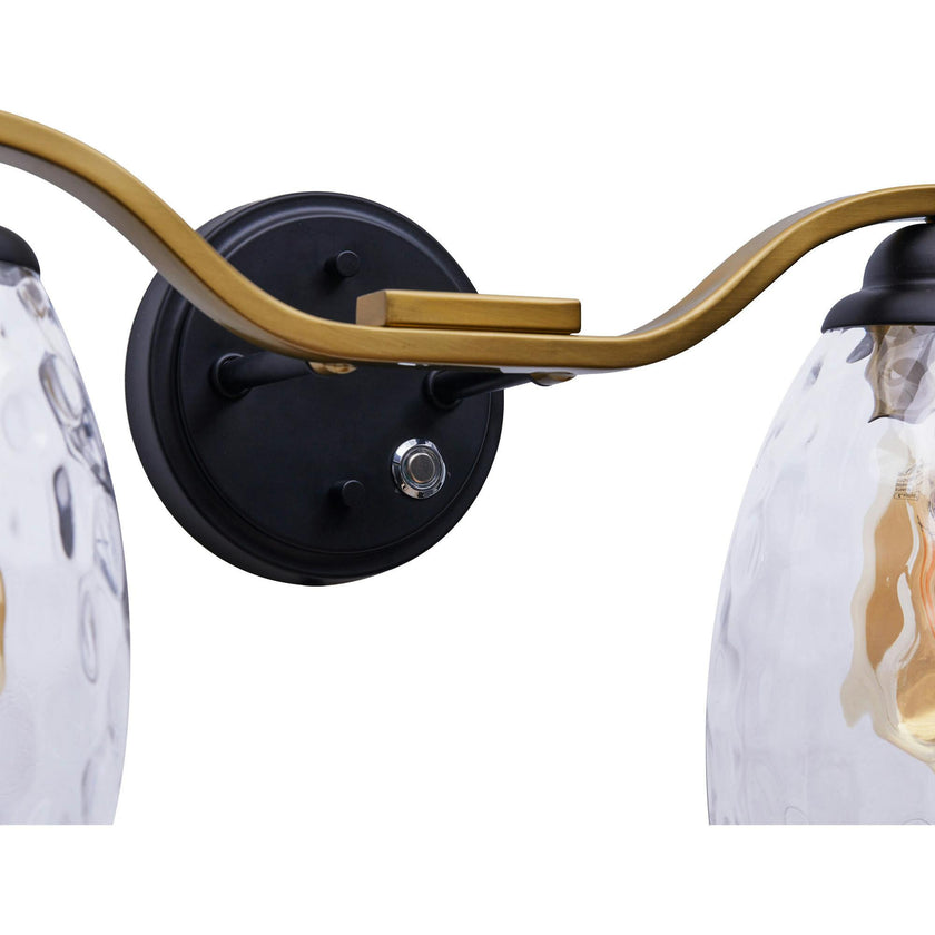 Heidi Dimmable 2-Light Bathroom Vanity Light