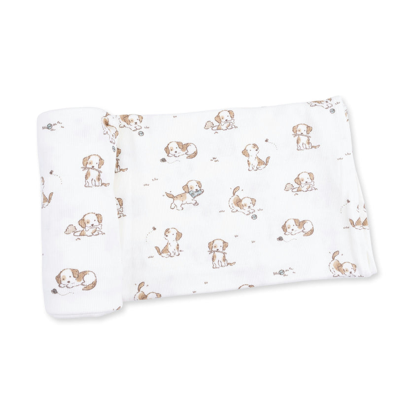 Explorer Puppy Blue - Swaddle Blanket