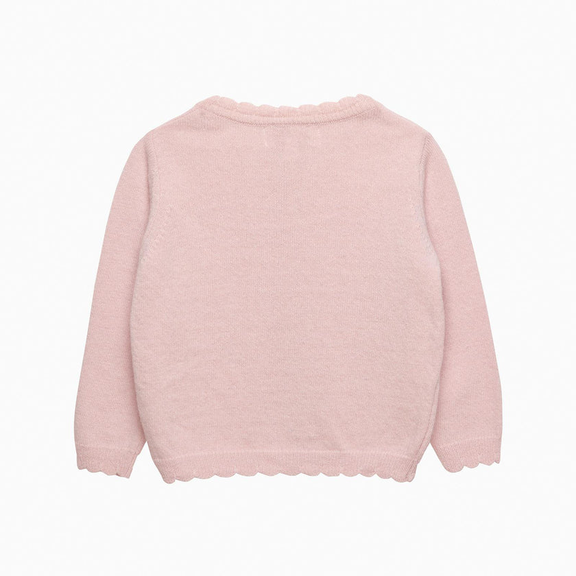 Baby Duck Cardigan in Pink