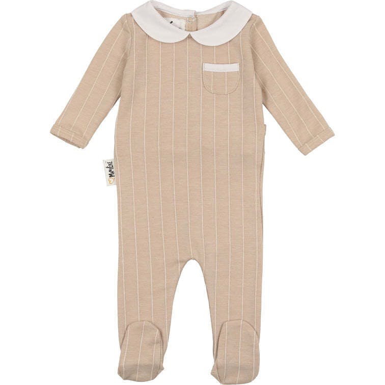 Raised Stripe Footie
