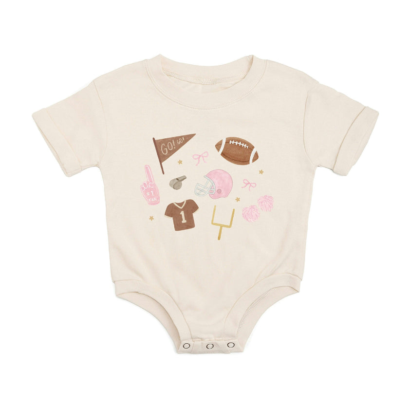 Game Day Icon Short Sleeve Romper