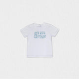 Cederique Boy T-shirt Short Sleeve, White Captain
