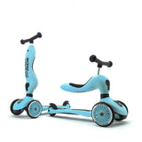 HighwayKick 1 Scooter and Ride On Toy Blueberry