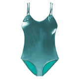 Girls' swimsuit, emerald | GLOW 1P