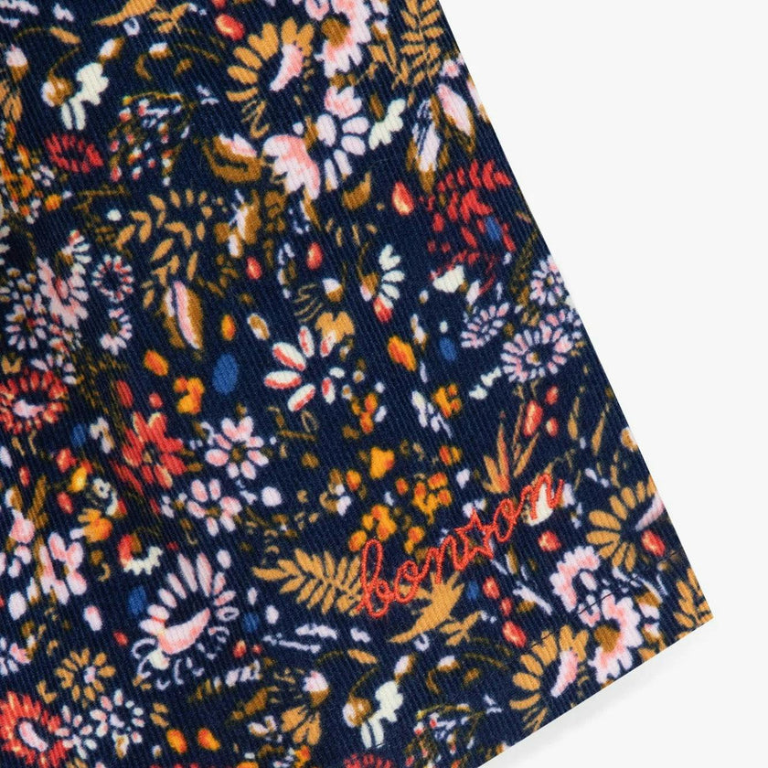 BONTON Autumn Floral Framboise Skirt