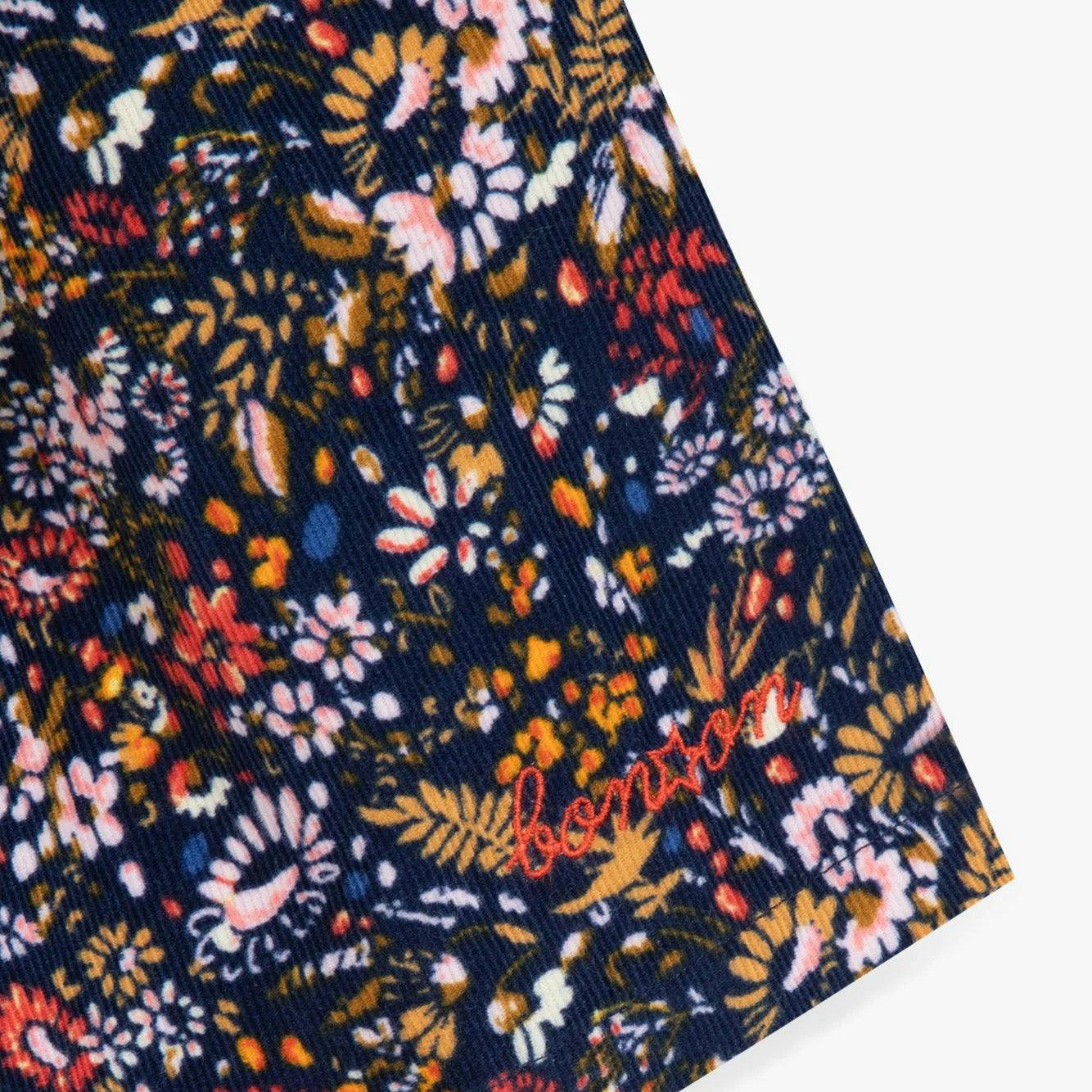 BONTON Autumn Floral Framboise Skirt