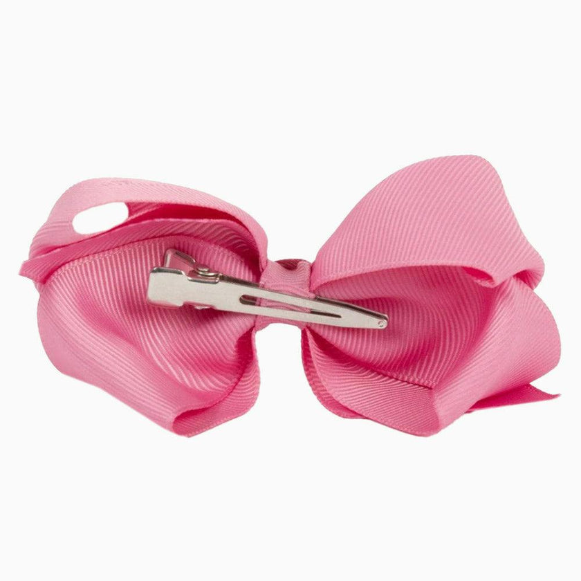 Extra Large Bow Hair Clip in Dusky Pink