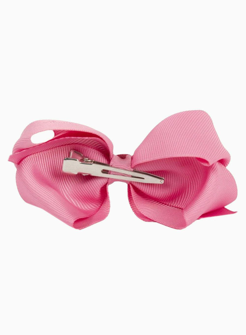 Extra Large Bow Hair Clip in Dusky Pink