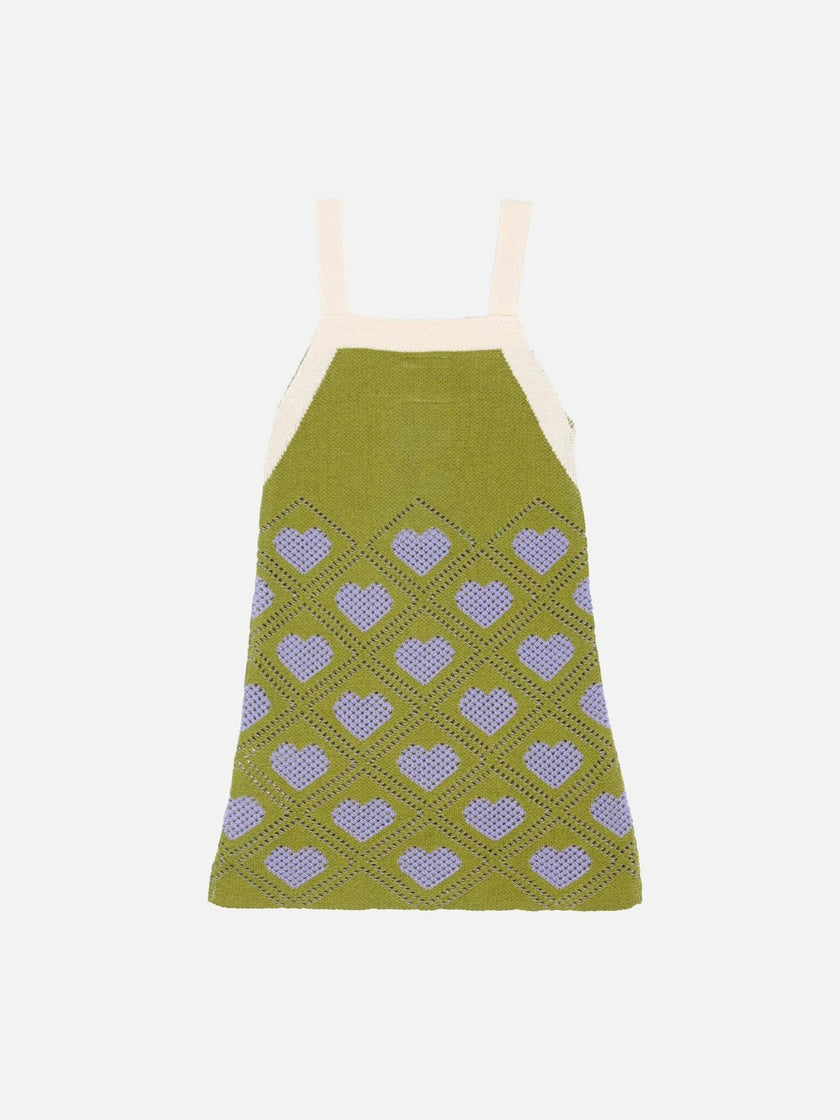 children's organic cotton dress – lemongrass