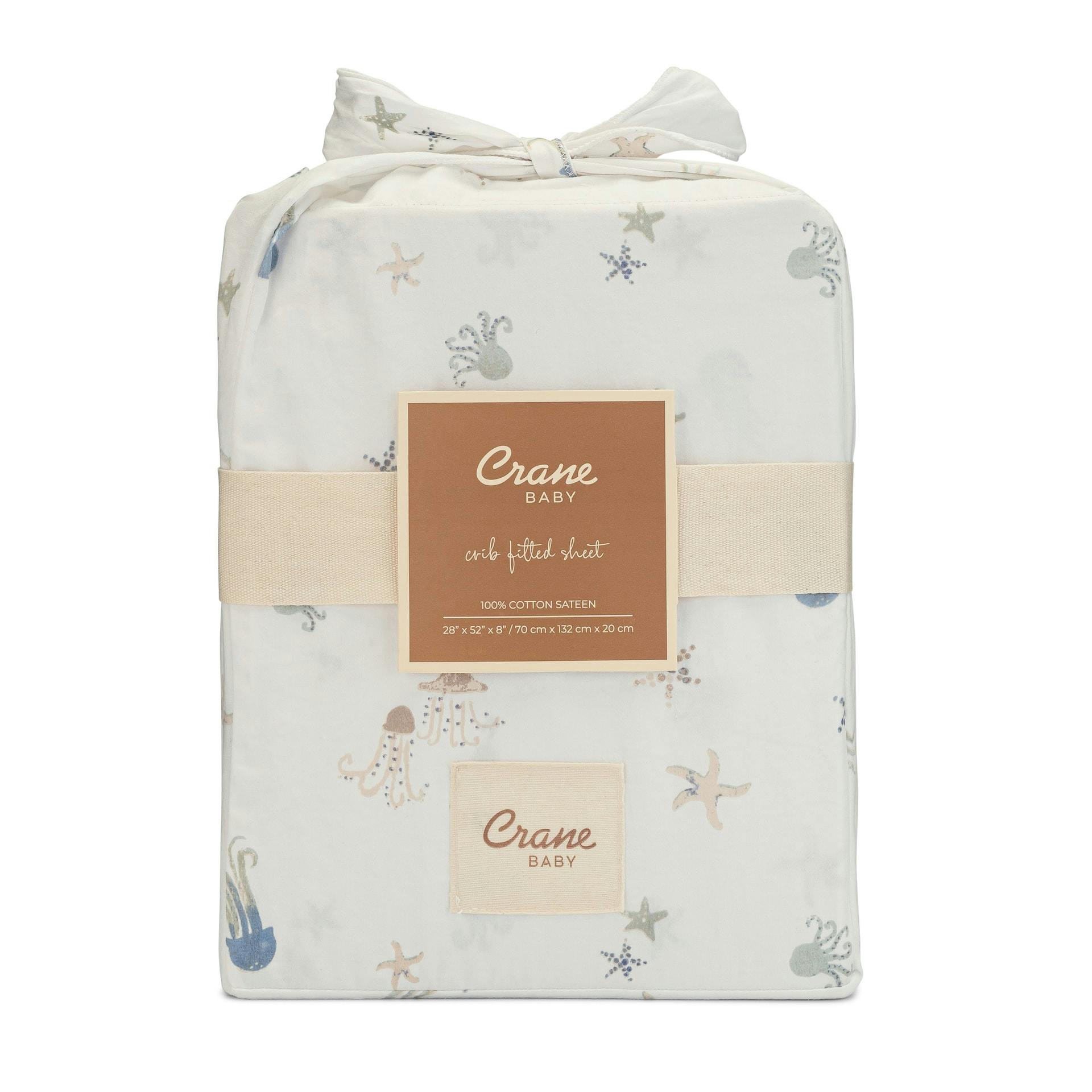 Cove Sea Life Cotton Fitted Crib Sheet