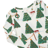 Kids Bamboo PJ Set - Christmas Tree Farm