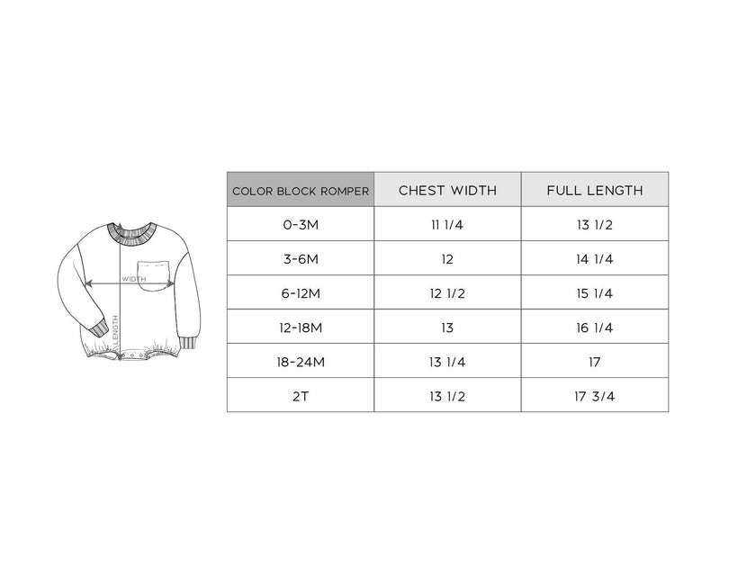 Baby Girl Colorblock Romper