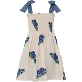 POLILLA AZUL - WAFFLE DRESS