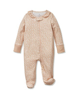 Baby's Pima Romper in Ditzy Waltz Camel