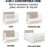 Radley 4-In-1 Convertible Crib