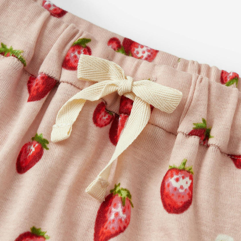 Strawberry Organic Cotton Jogger Pants