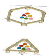 Majesty | Wooden Toddler Balance Beam and Stepping Stones Set with Connectors