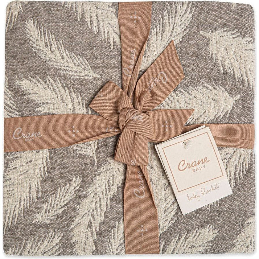 Jacquard Blanket Grey Feather