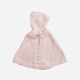 Poncho with hood, Pink
