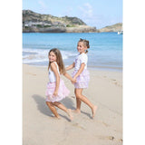 Iridescent Shimmer Sequin Skirt Pink