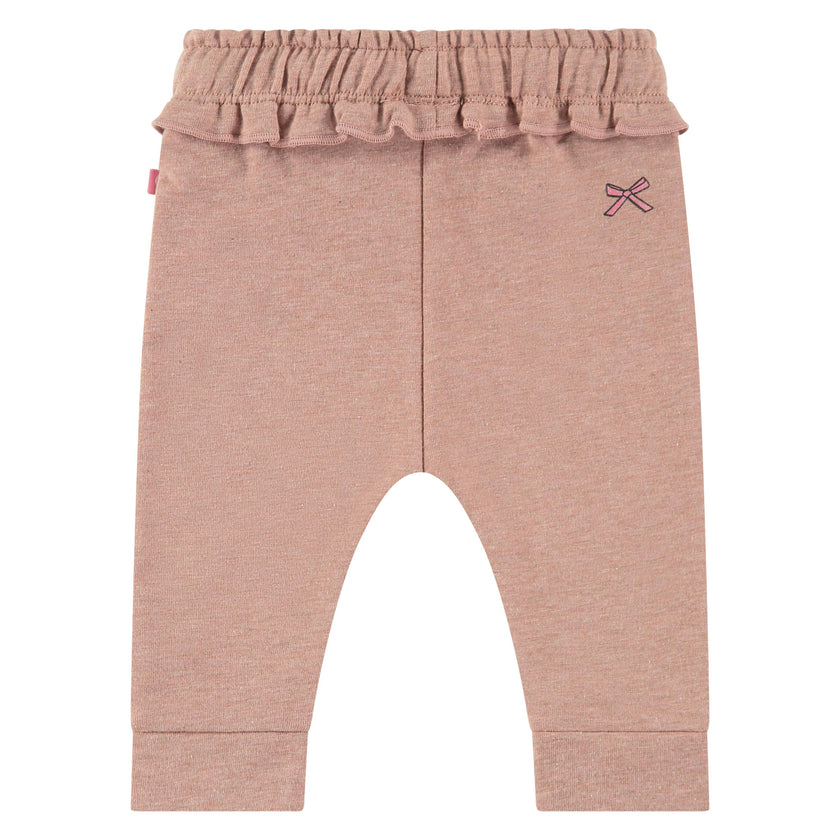 Cinched Ruffled Waist Sweatpants