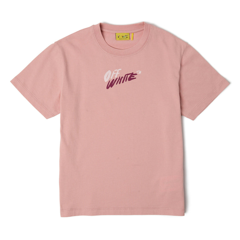 Blush Pink Arrow Writings T‑Shirt