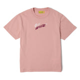 Off-White Girls Blush Pink Script Logo Arrow T-Shirt (4–10Y)
