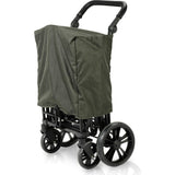 Pull & Push Double Stroller Wagon 2 Seater with Magnetic Seatbelt Buckles