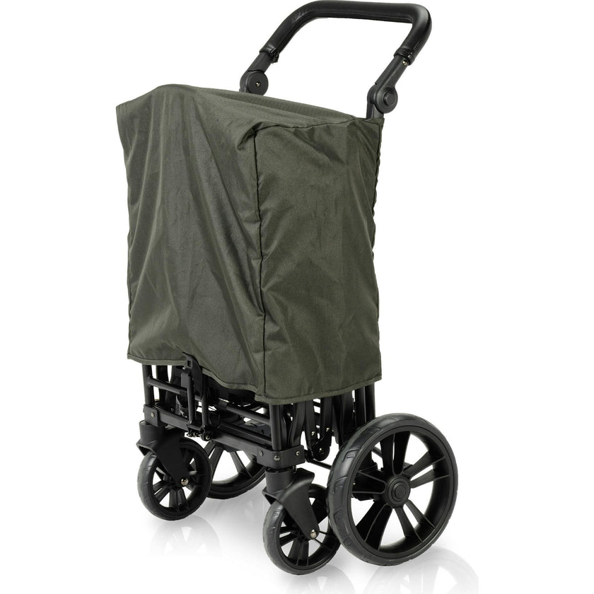 Pull & Push Double Stroller Wagon 2 Seater with Magnetic Seatbelt Buckles