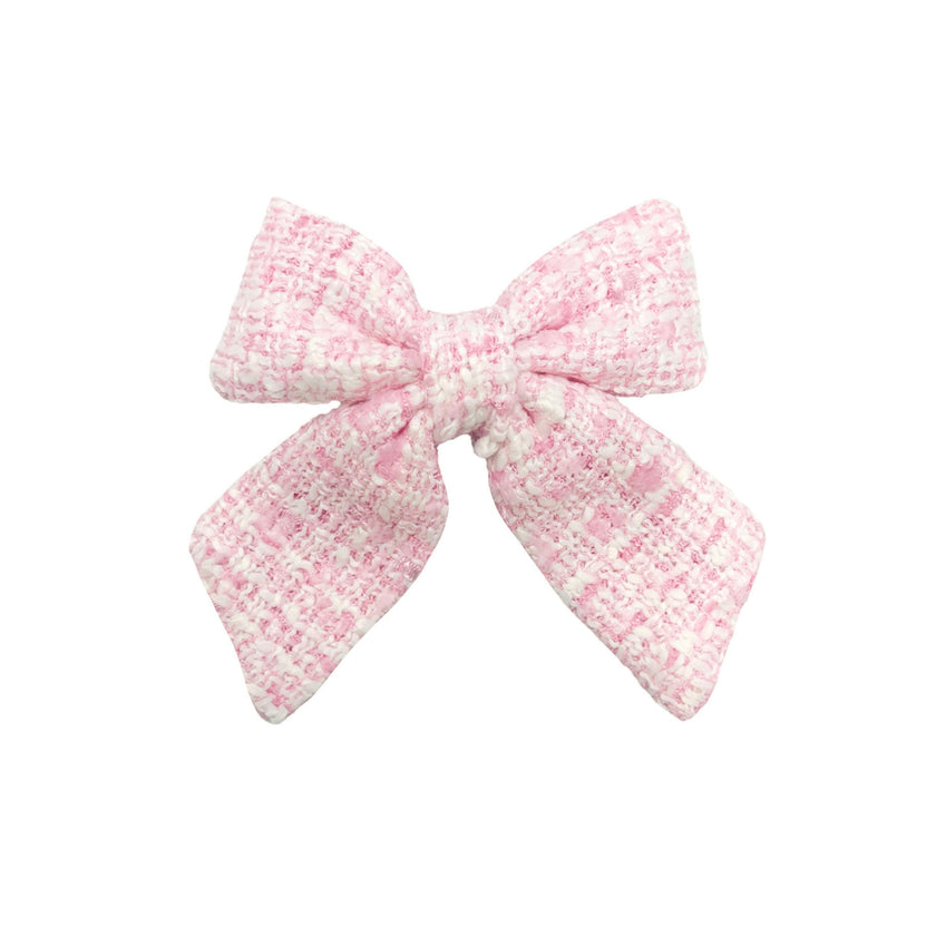 Tweed Hair Bow