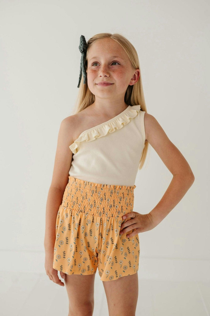 One-Shoulder Ribbed Tank