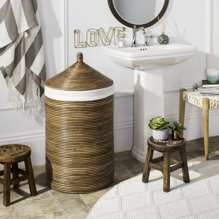 Wellington Rattan Lined Storage Hamper