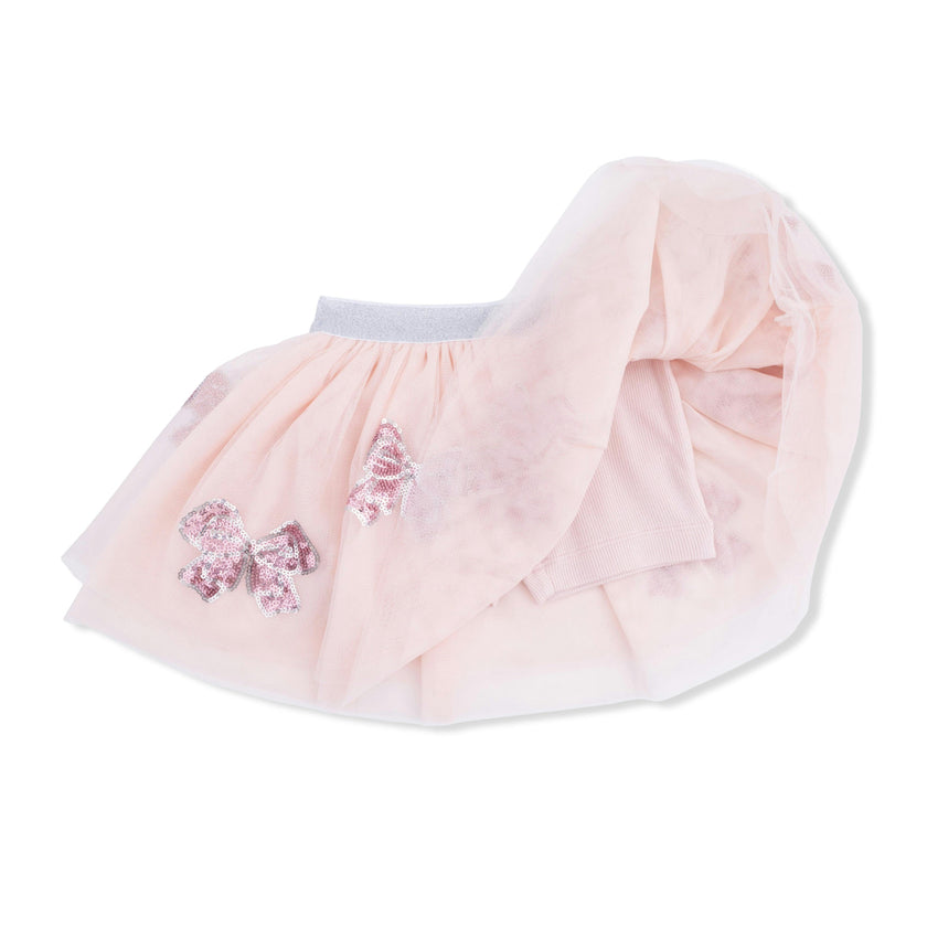 Pretty Bows - Tutu Skirt with Bike Shorts