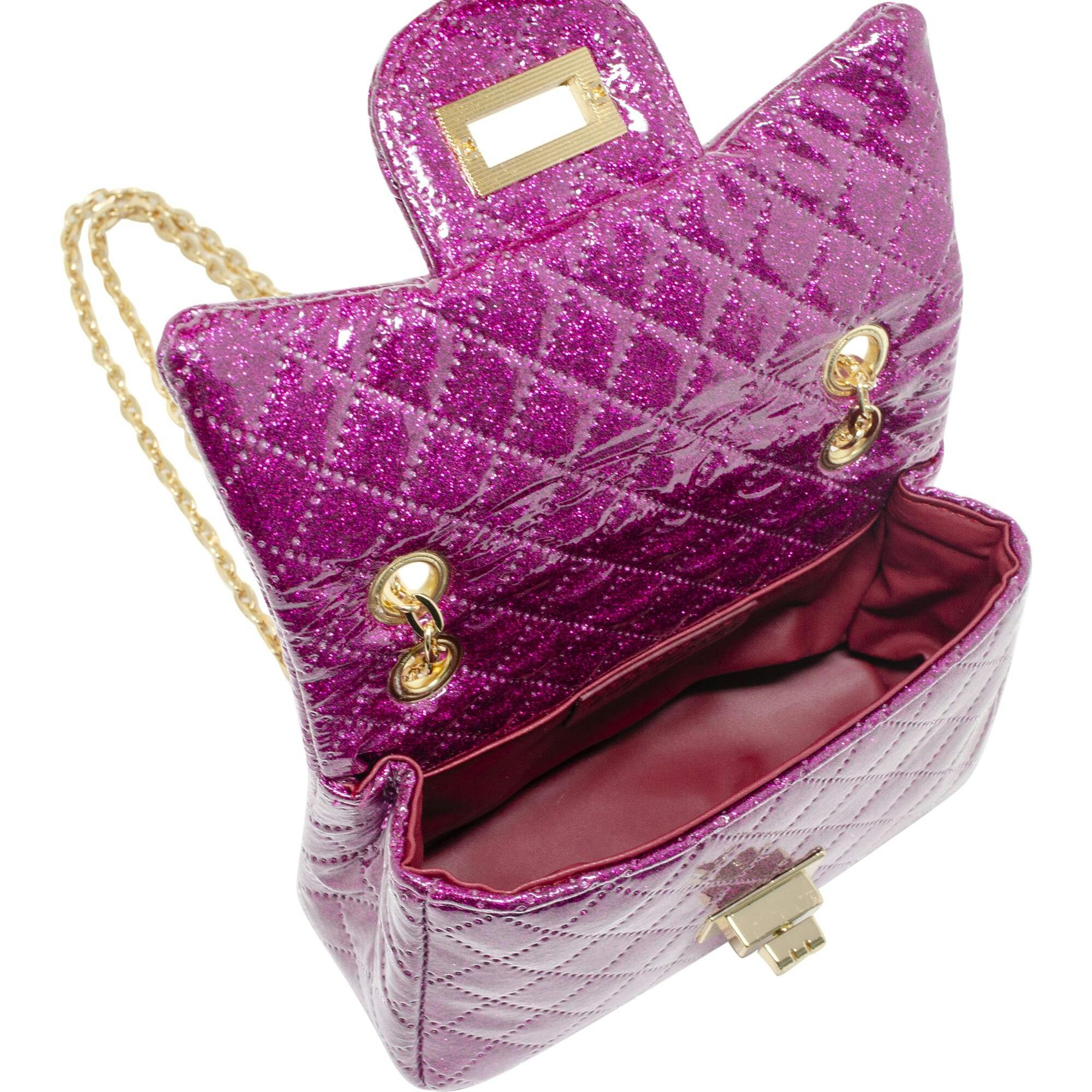 Classic Quilted Sparkle Mini Handbag