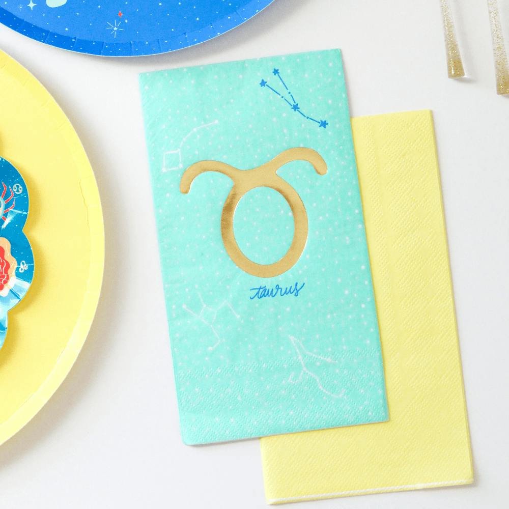 Zodiac Guest Napkins, Multi