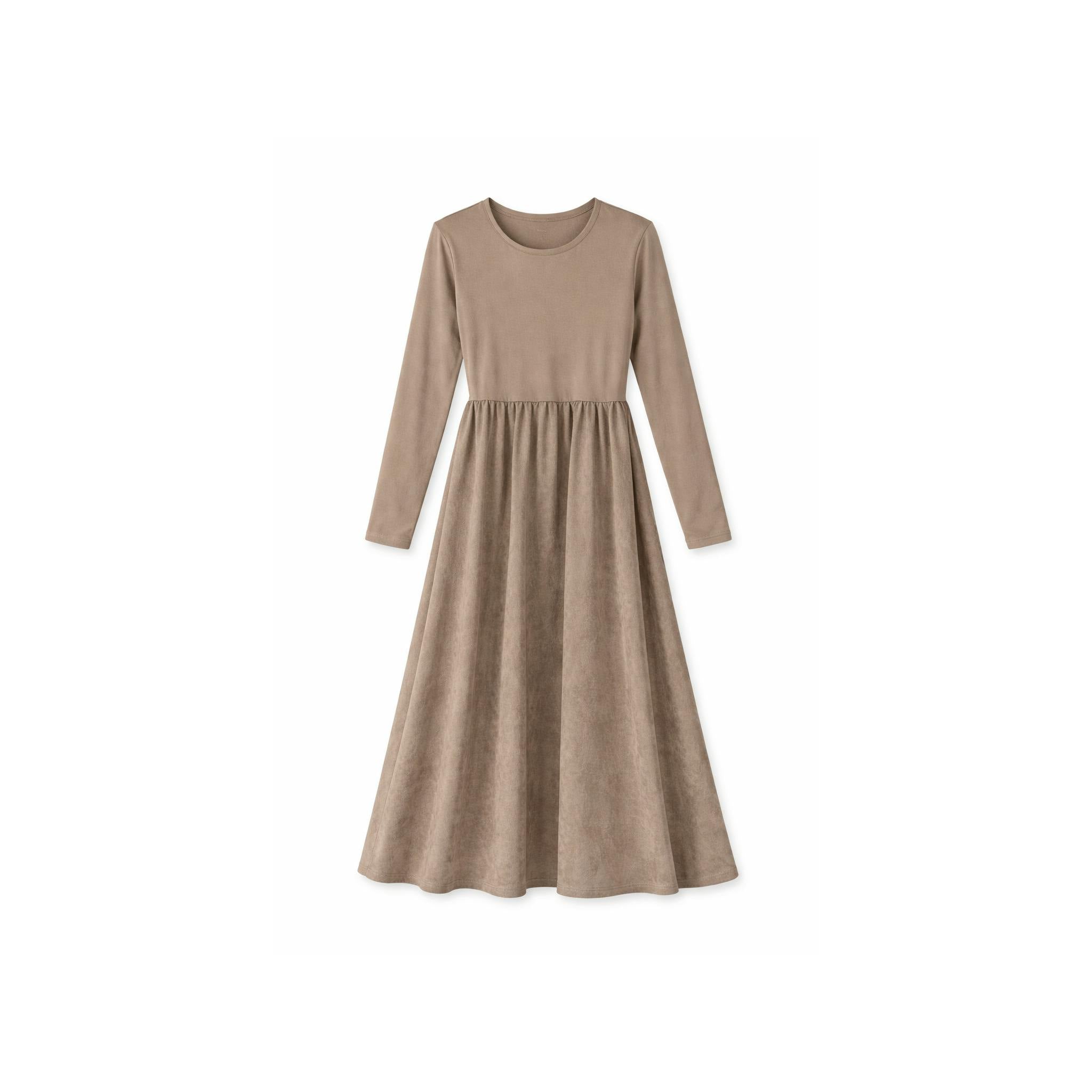 Suede Midi Dress