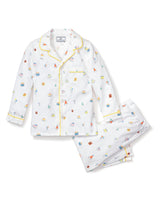 Kid's Twill Pajama Set in Birthday Wishes