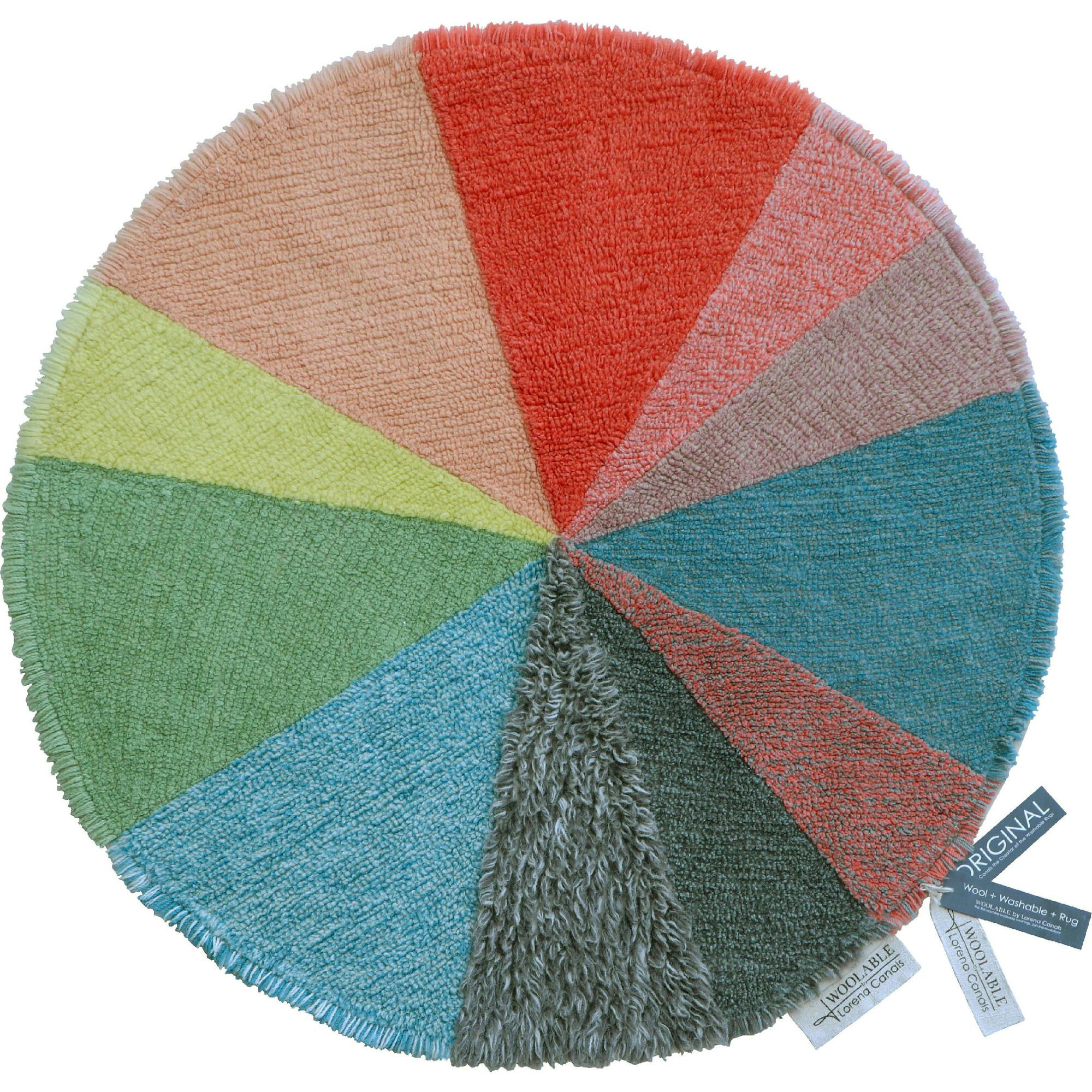 Pie Chart Woolable Rug