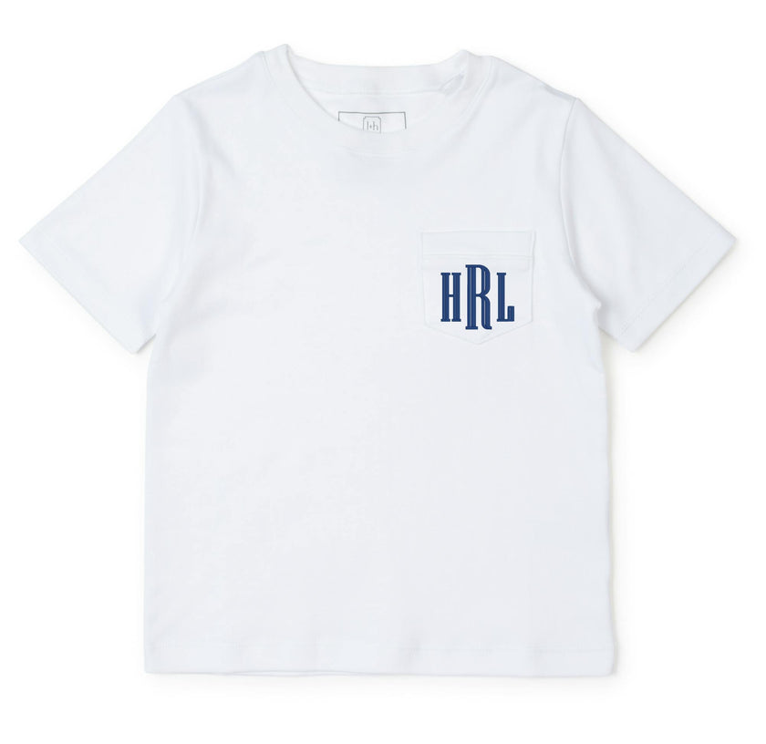 Charles Boys' Pocket Tshirt White