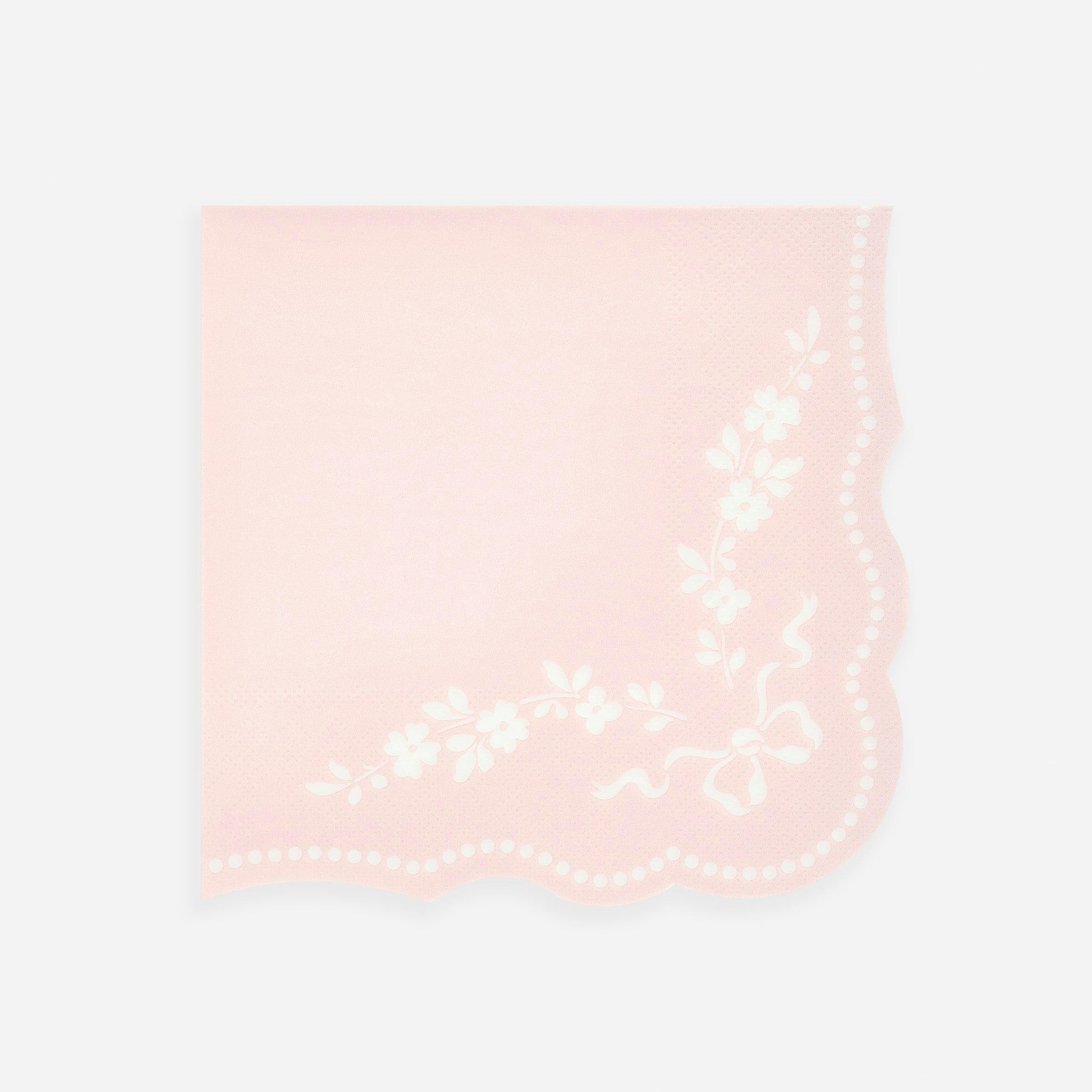 Rococo Pink Large Napkins