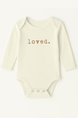 Loved Clay Organic Cotton Baby Bodysuit Long Sleeve
