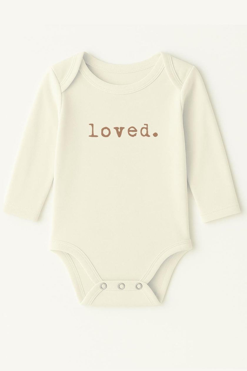 Loved Clay Organic Cotton Baby Bodysuit Long Sleeve